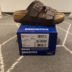 brown arizona birkenstocks size 6 womens